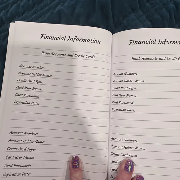 Floral End of Life Organizer Planner - Picture 11 of 11